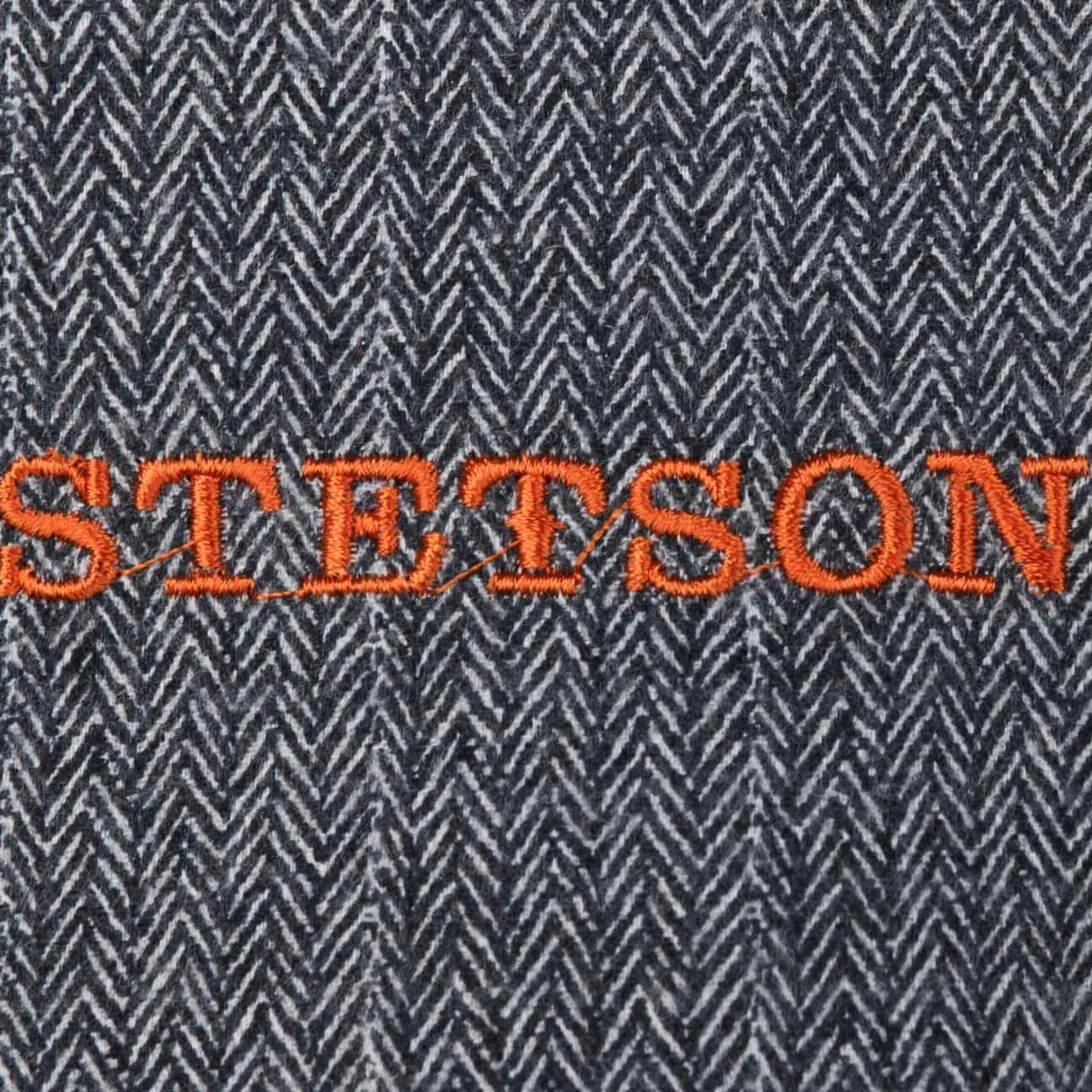 Hatteras Wool Colour Neps Flat Cap by Stetson