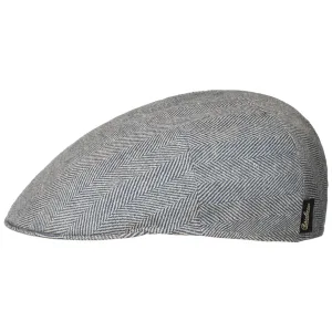 Herringbone Premium Flat Cap by Borsalino