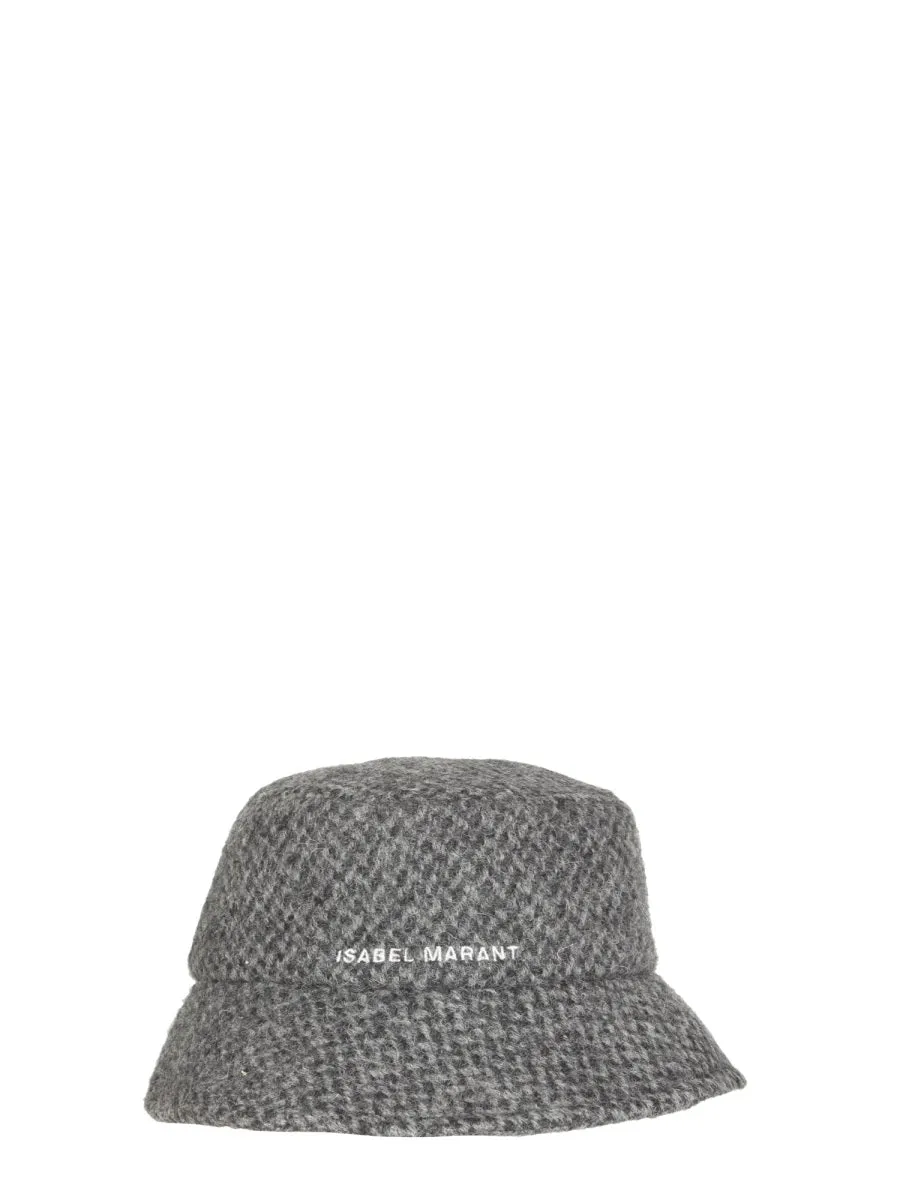 Isabel Marant Denji Logo Embroidered Bucket Hat