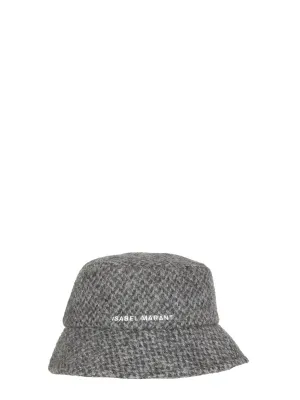 Isabel Marant Denji Logo Embroidered Bucket Hat