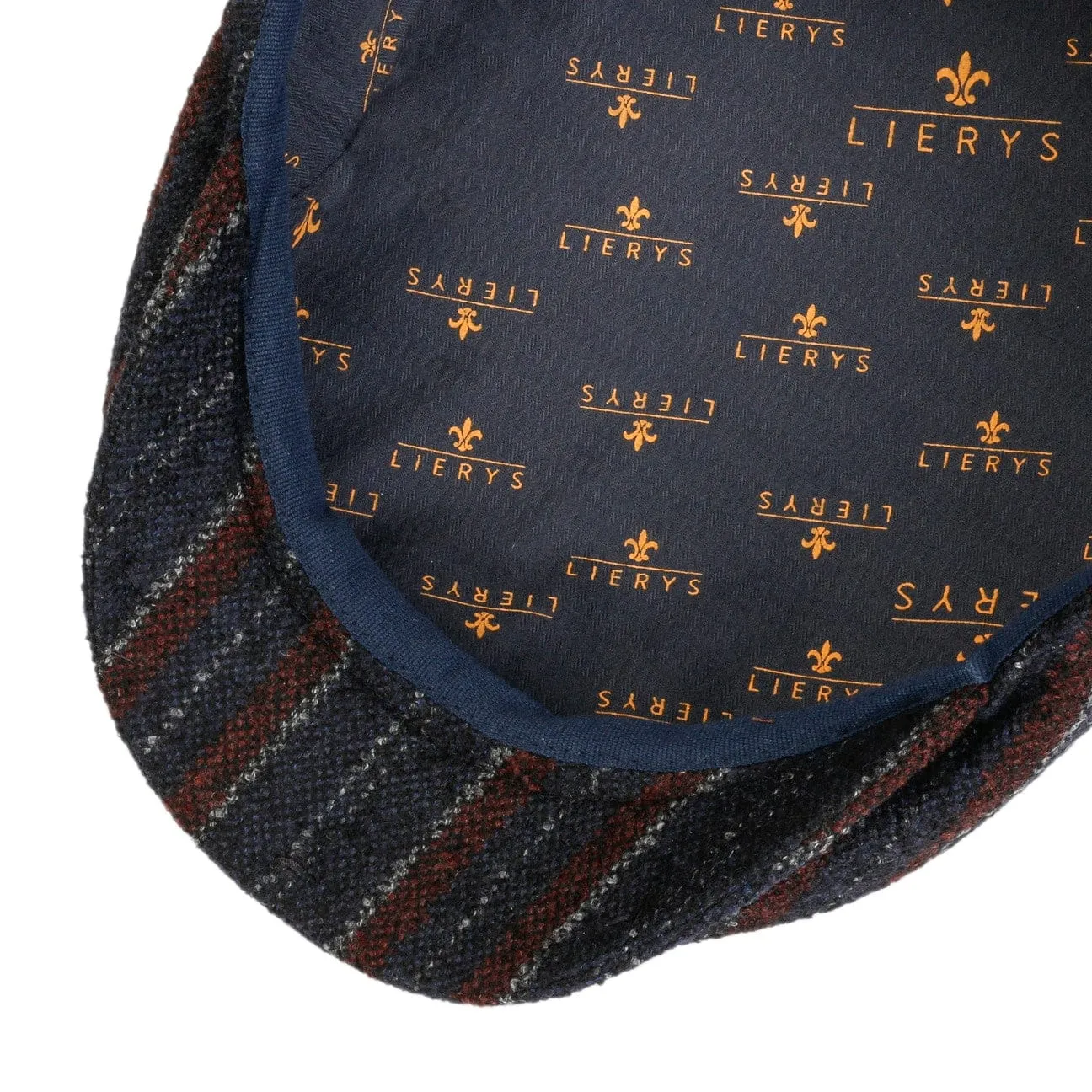 Kent Lana Stripe Flat Cap by Lierys