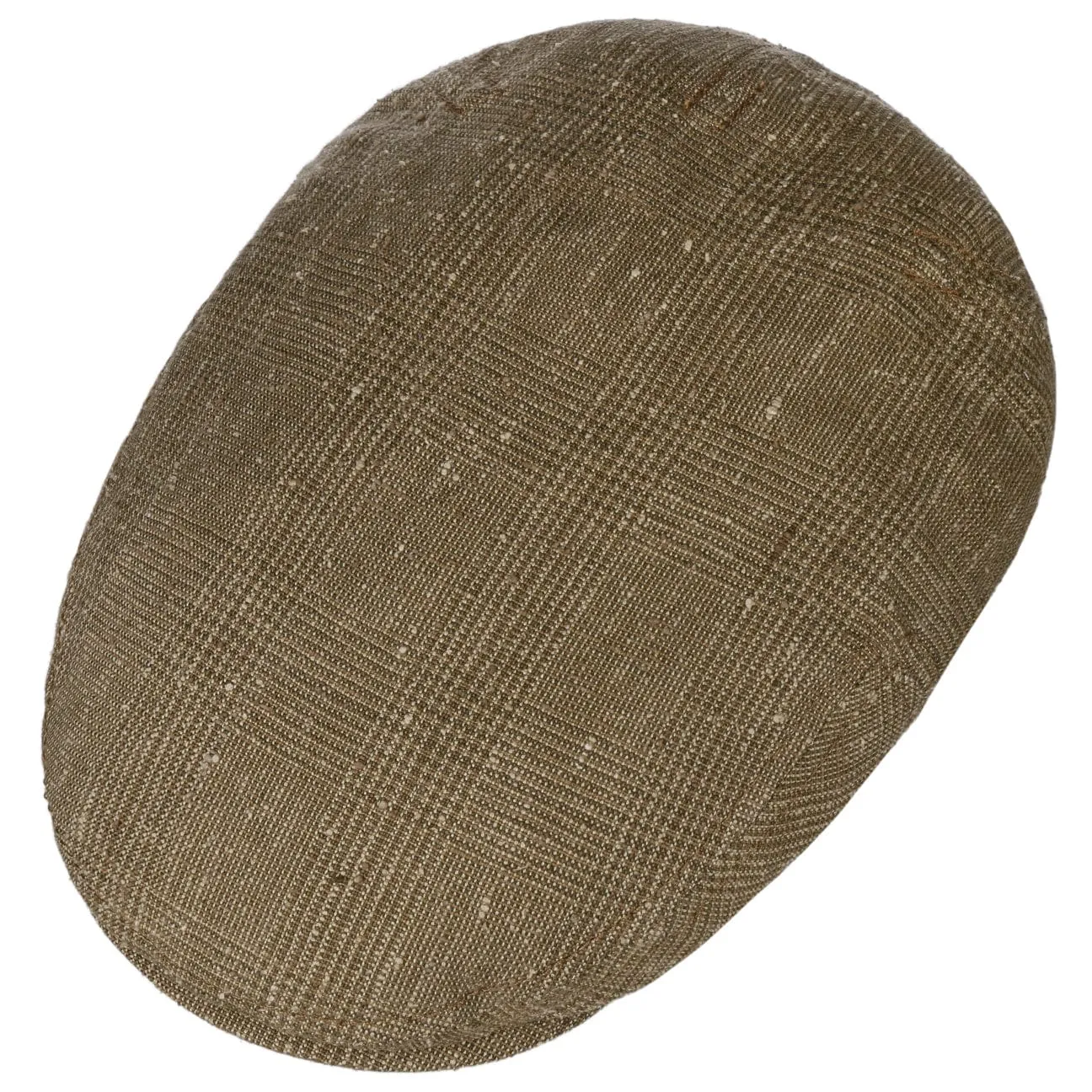 Kent Lightweight Checked Flat Cap by Stetson