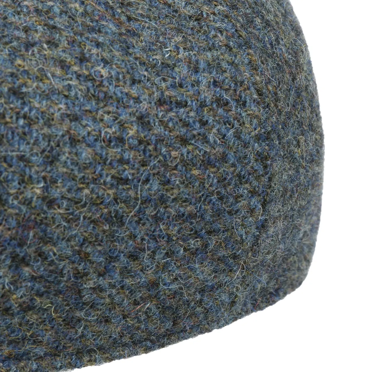 Kent Virgin Wool Harris Tweed Flat Cap by Stetson