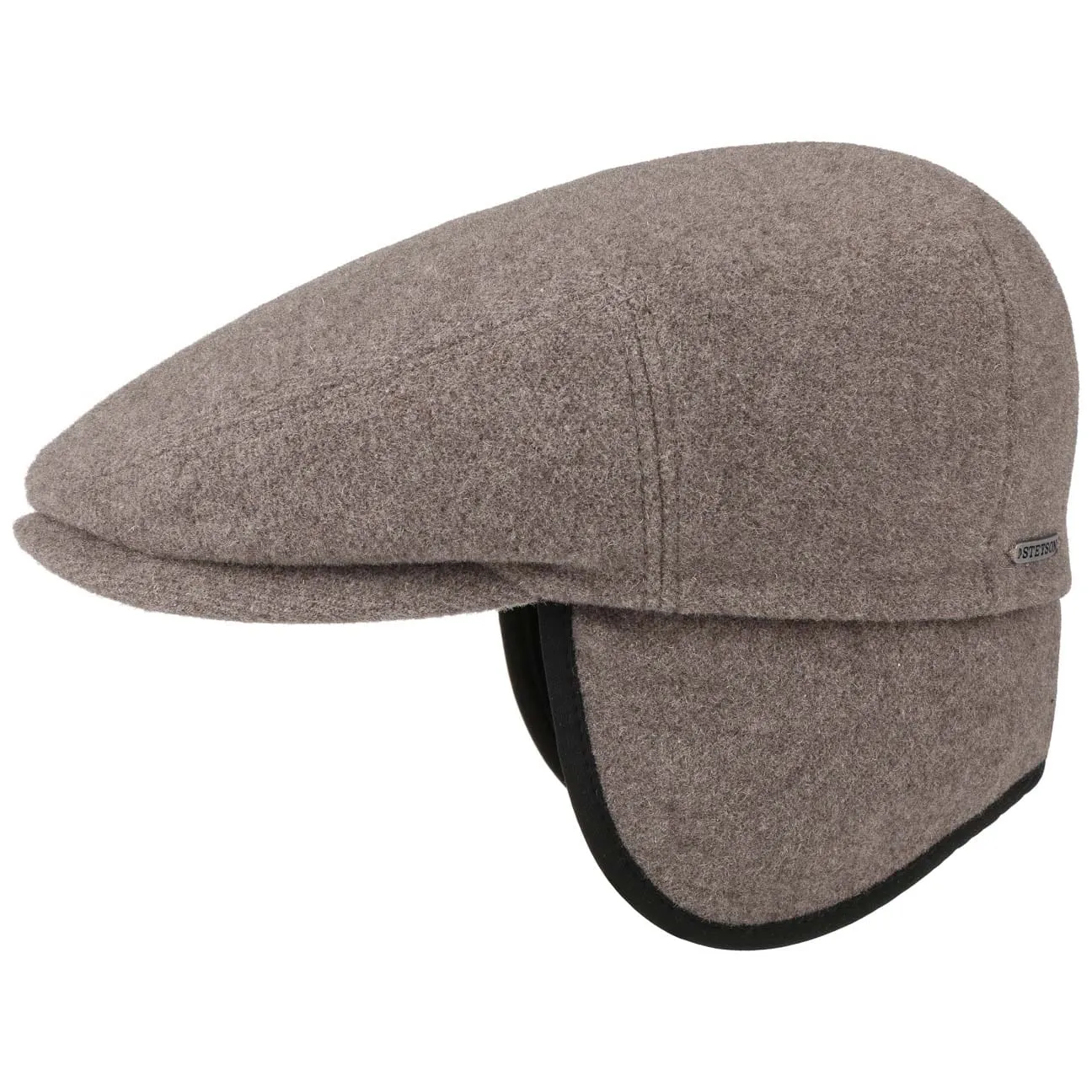 Kent Wool Earflaps Flat Cap by Stetson