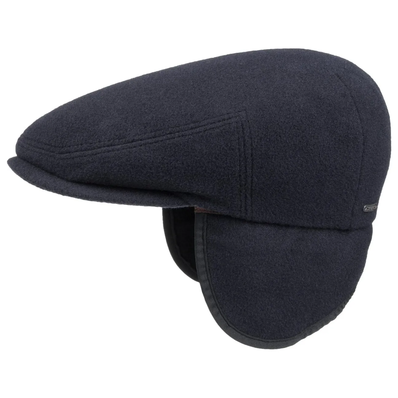 Kent Wool Earflaps Flat Cap by Stetson