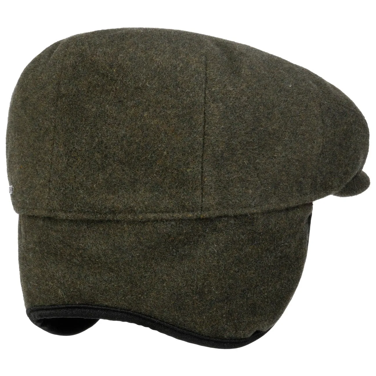 Kent Wool Earflaps Flat Cap by Stetson