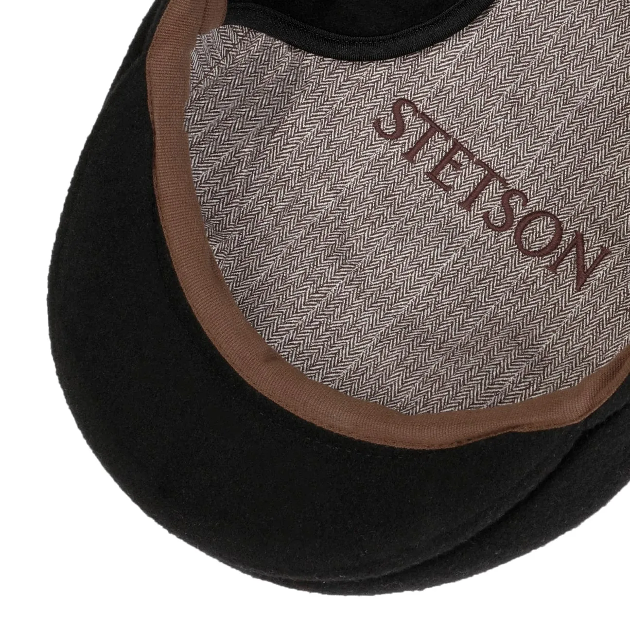 Kent Wool Earflaps Flat Cap by Stetson