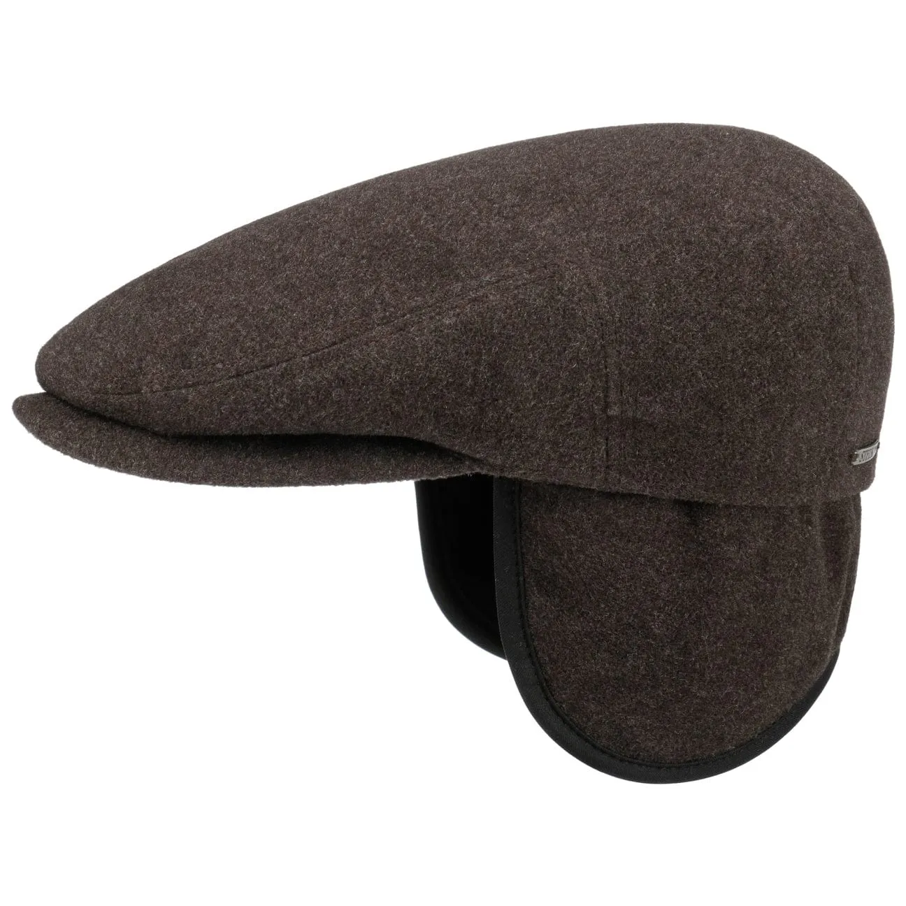 Kent Wool Earflaps Flat Cap by Stetson