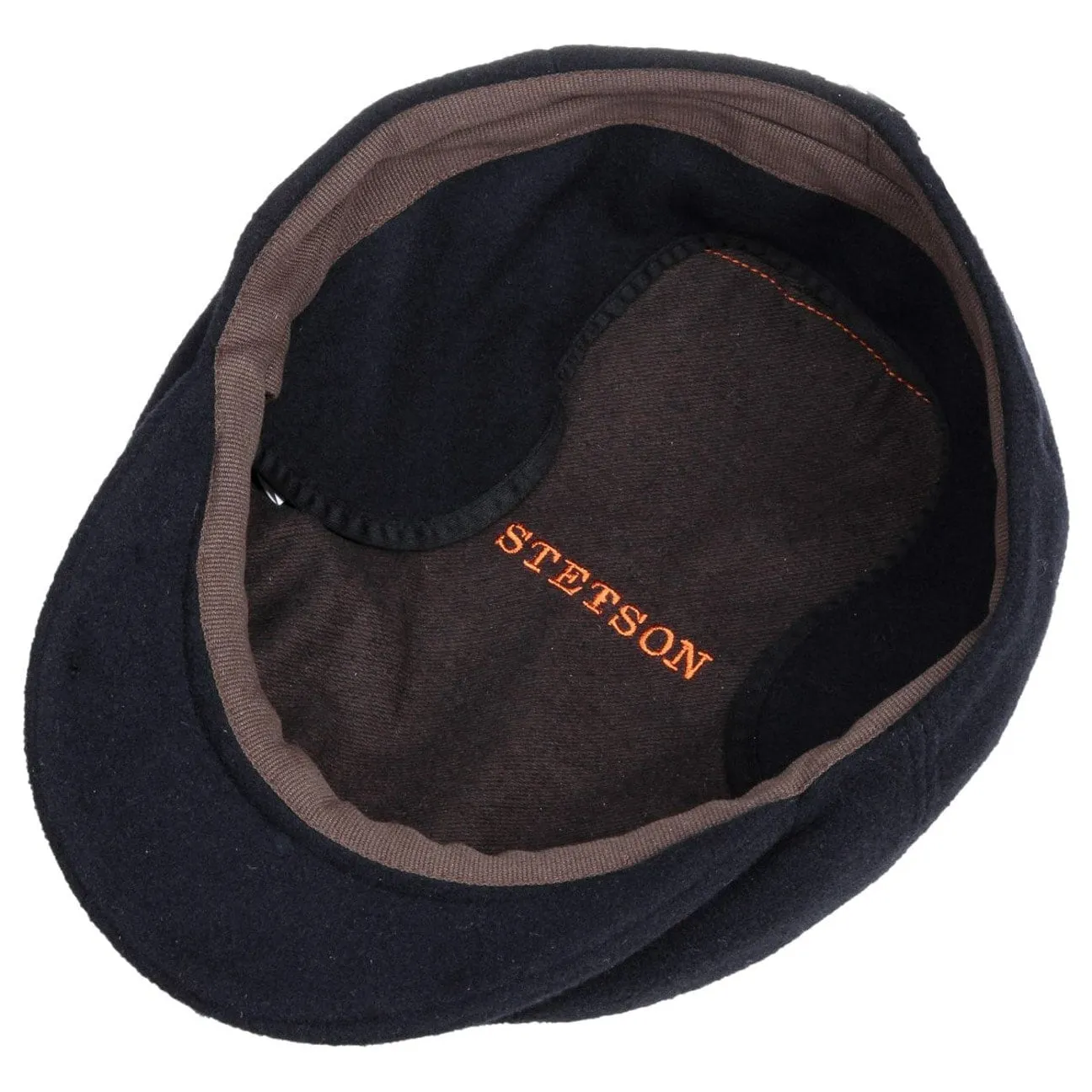 Kent Wool Earflaps Flat Cap by Stetson
