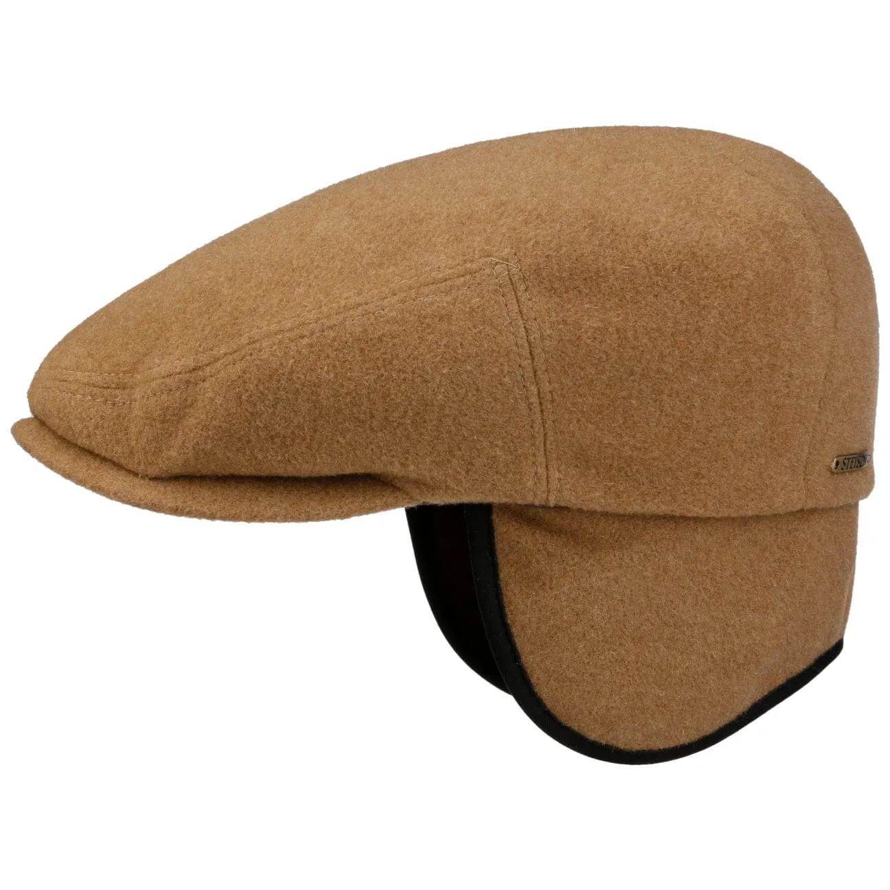 Kent Wool Earflaps Flat Cap by Stetson