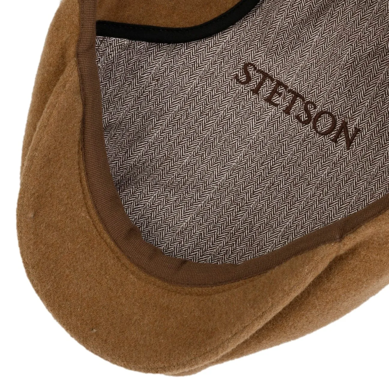 Kent Wool Earflaps Flat Cap by Stetson