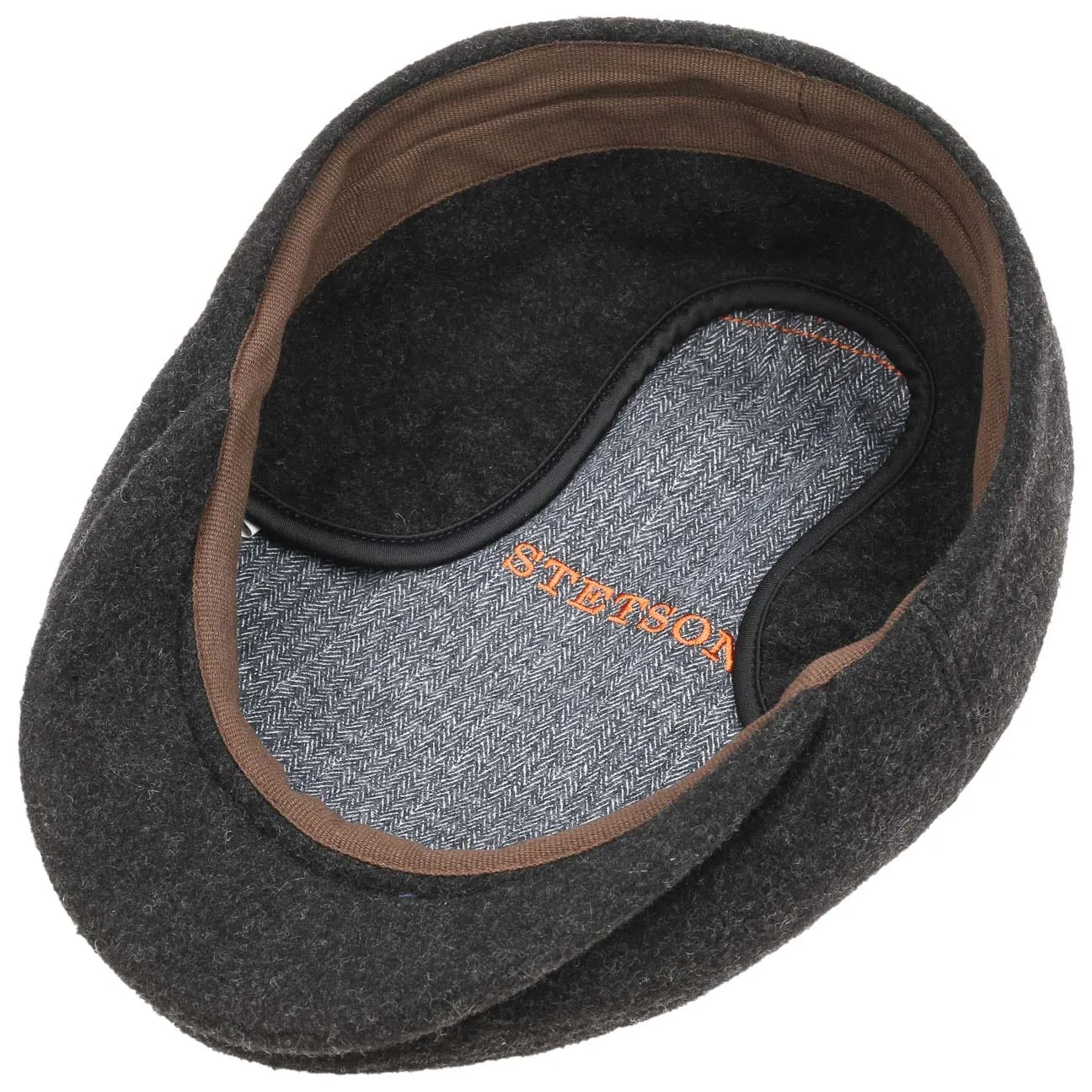 Kent Wool Earflaps Flat Cap by Stetson