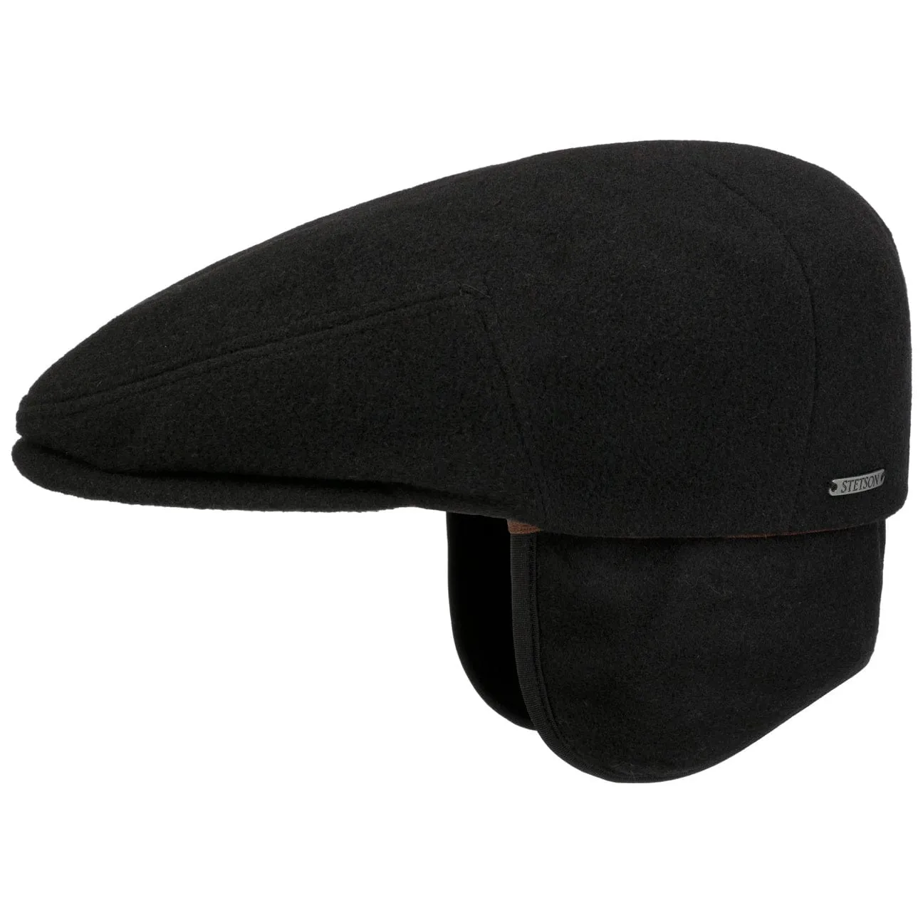 Kent Wool Earflaps Flat Cap by Stetson