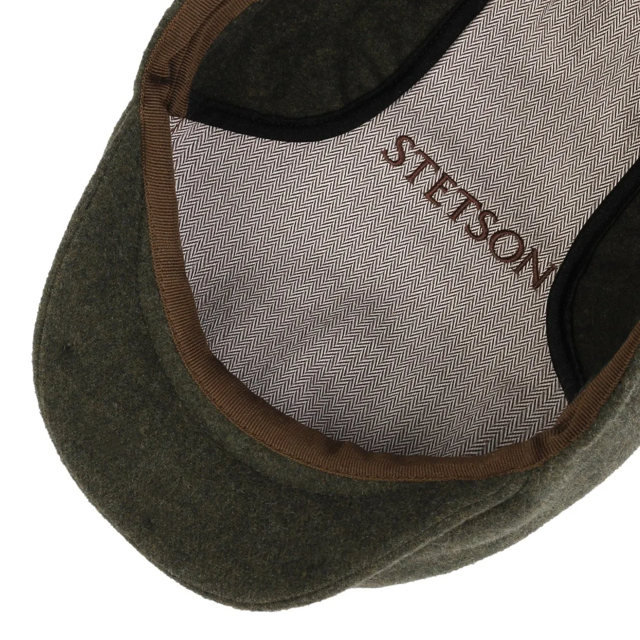 Kent Wool Earflaps Flat Cap by Stetson