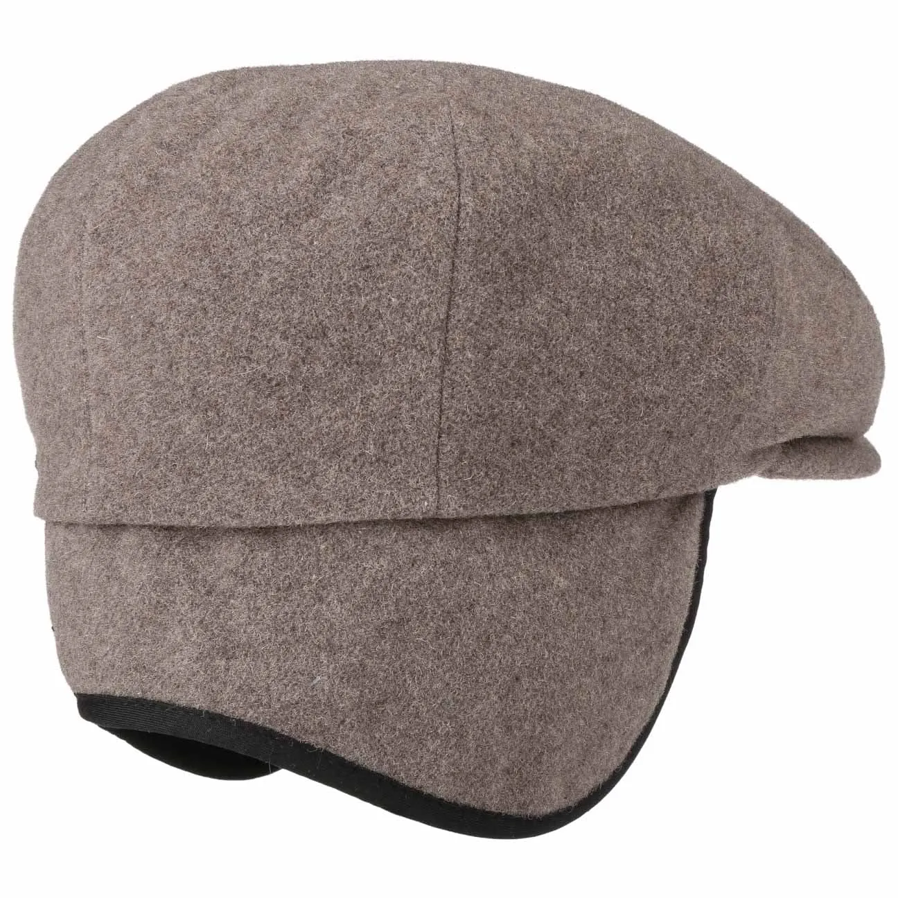 Kent Wool Earflaps Flat Cap by Stetson