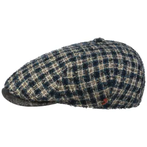 Landio Boucle Check Flat Cap by Alfonso D'Este