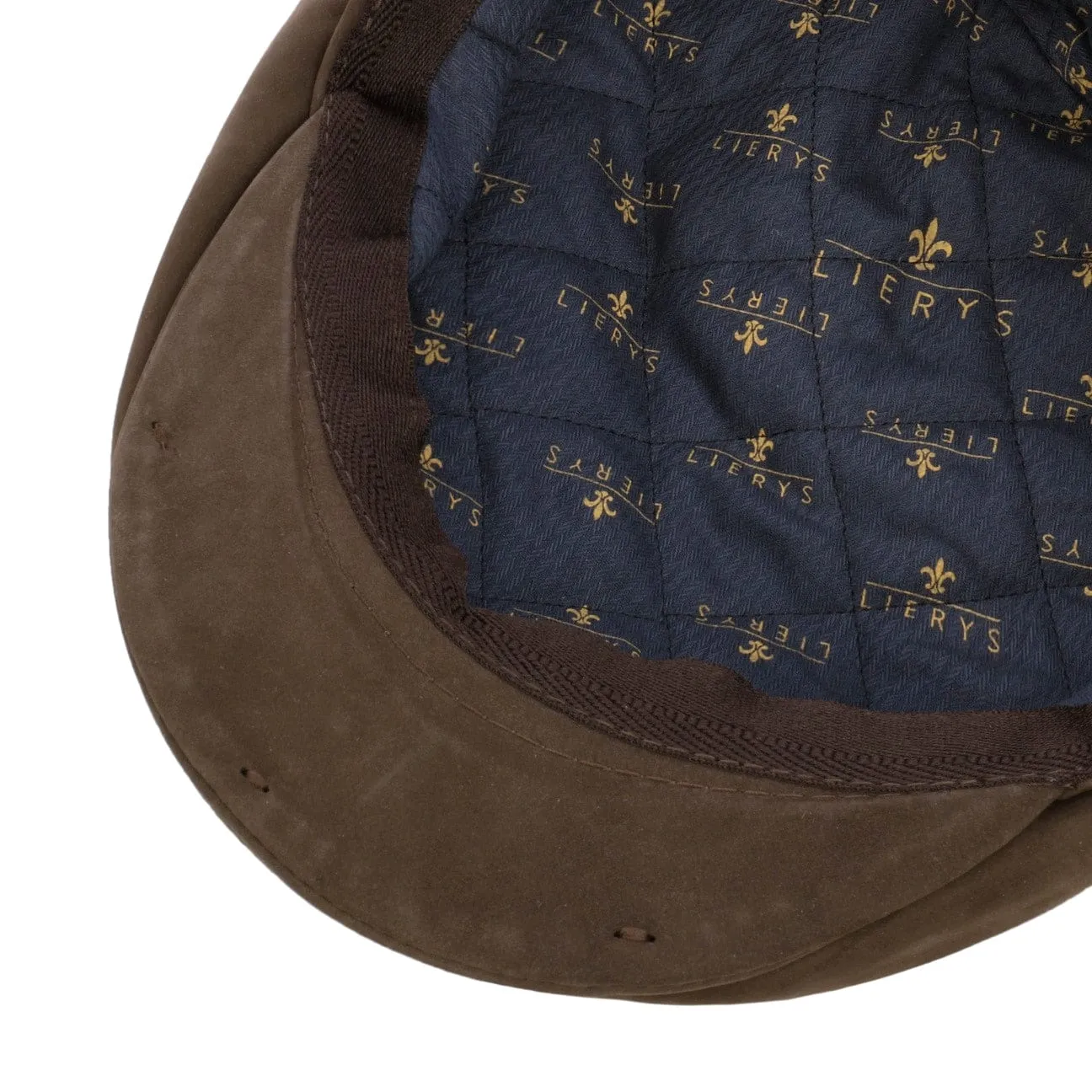 Leather Flat Cap by Lierys