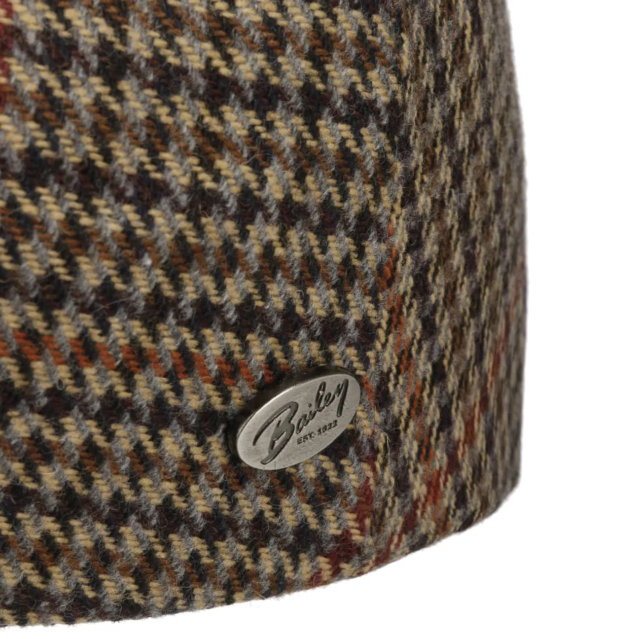 Lord Check Flat Cap by Bailey 1922