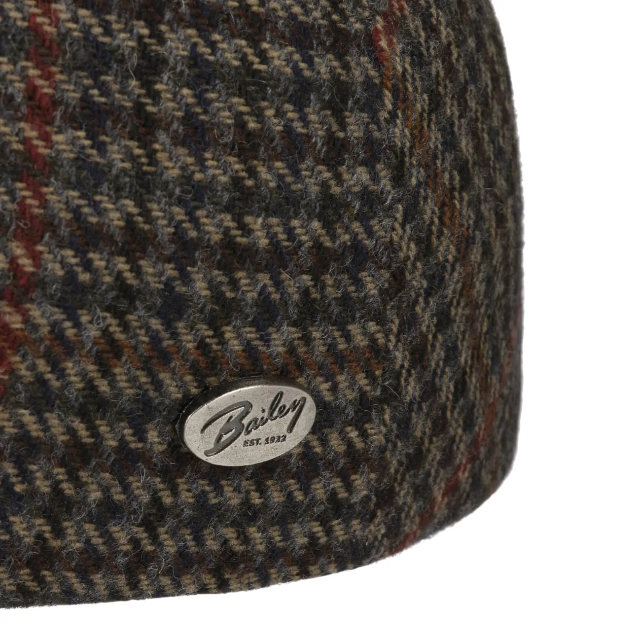 Lord Check Flat Cap by Bailey 1922