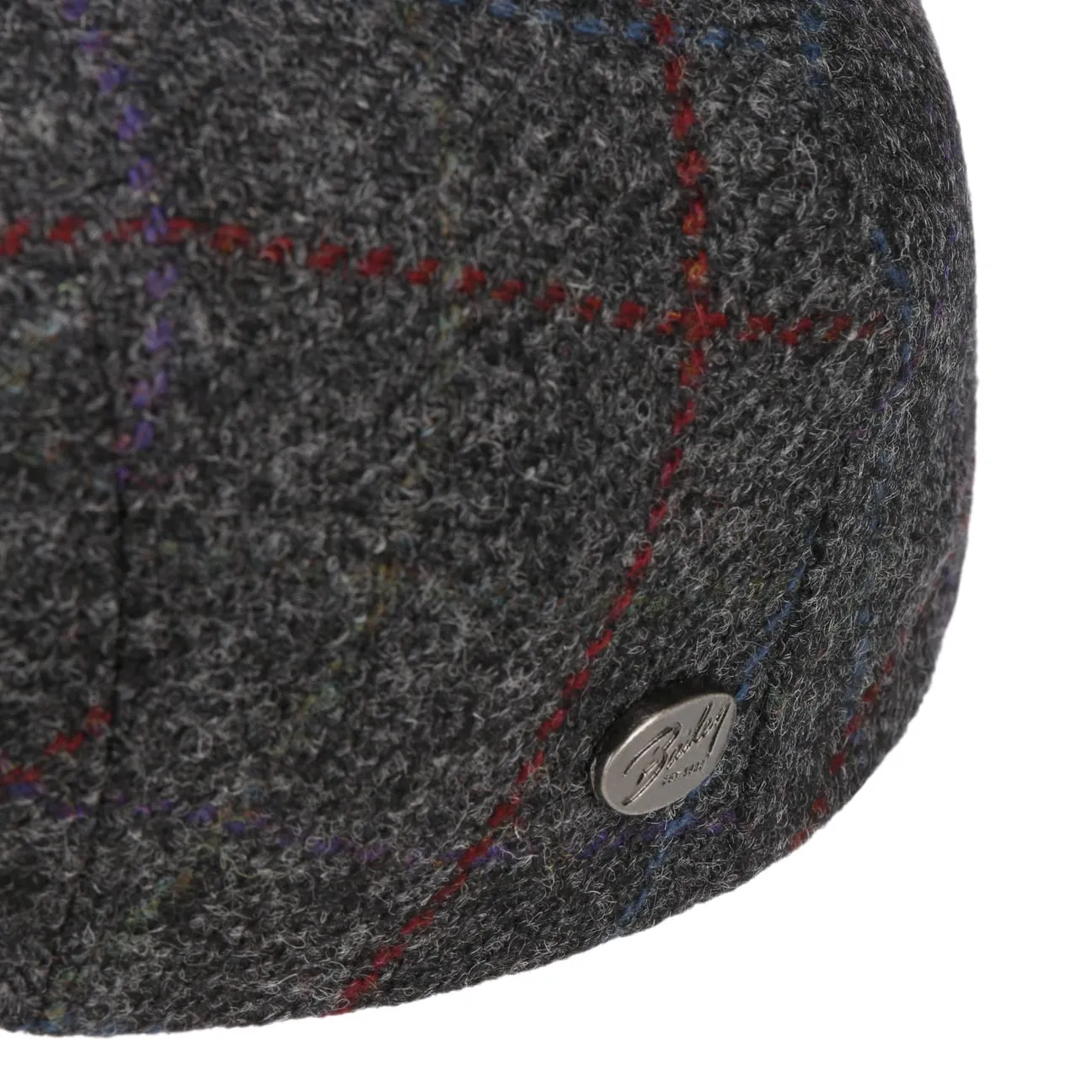 Lord Windowpane Plaid Flat Cap by Bailey 1922