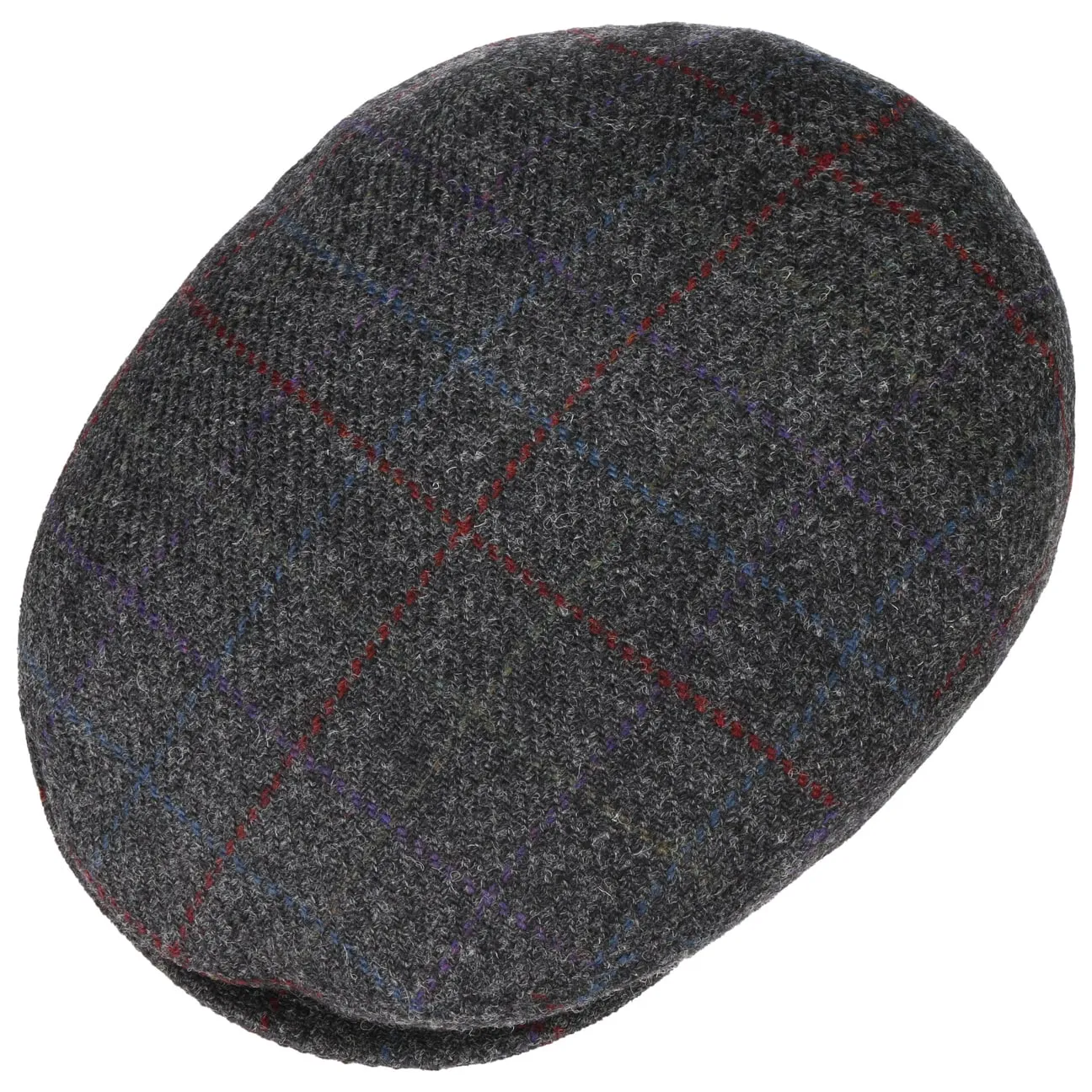 Lord Windowpane Plaid Flat Cap by Bailey 1922