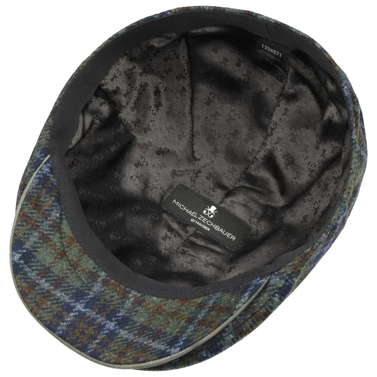 Marzio Check Zechbauer Flat Cap by Mayser