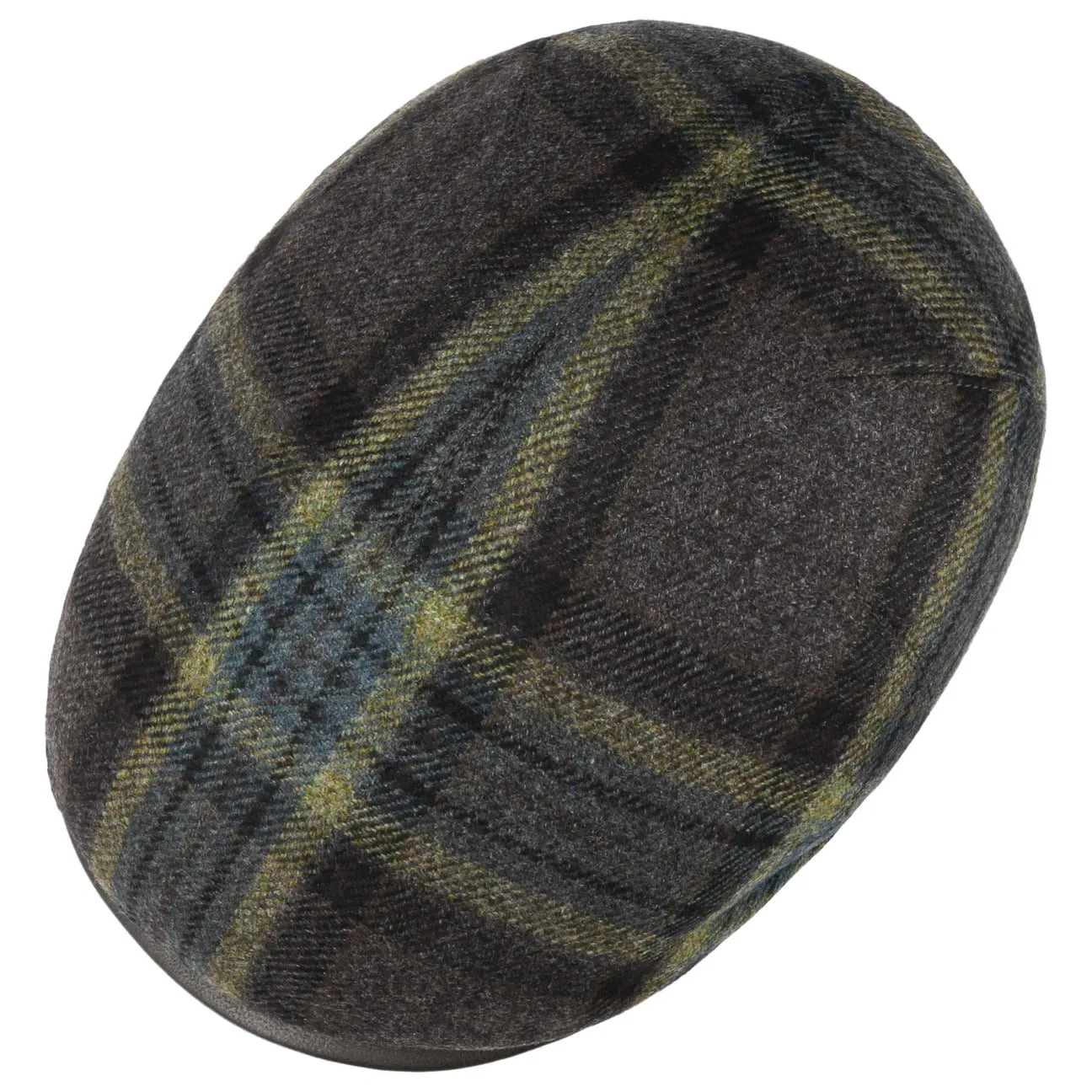 Marzio Wool Check Flat Cap Zechbauer by Mayser