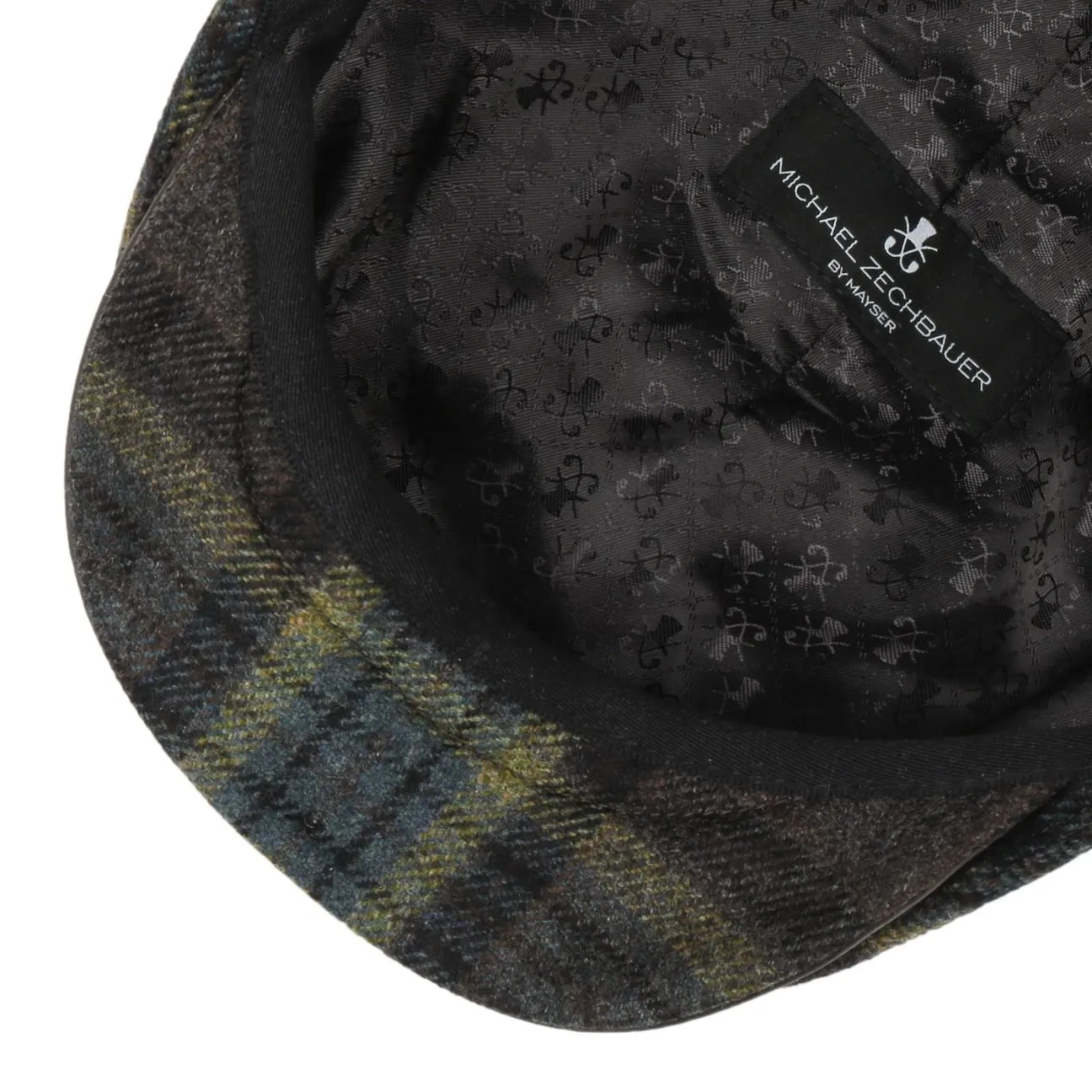 Marzio Wool Check Flat Cap Zechbauer by Mayser