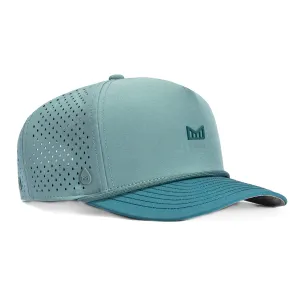Melin Odyssey Hydro Rope Bulls Icon Snapback Hat - Indigo, Light Blue