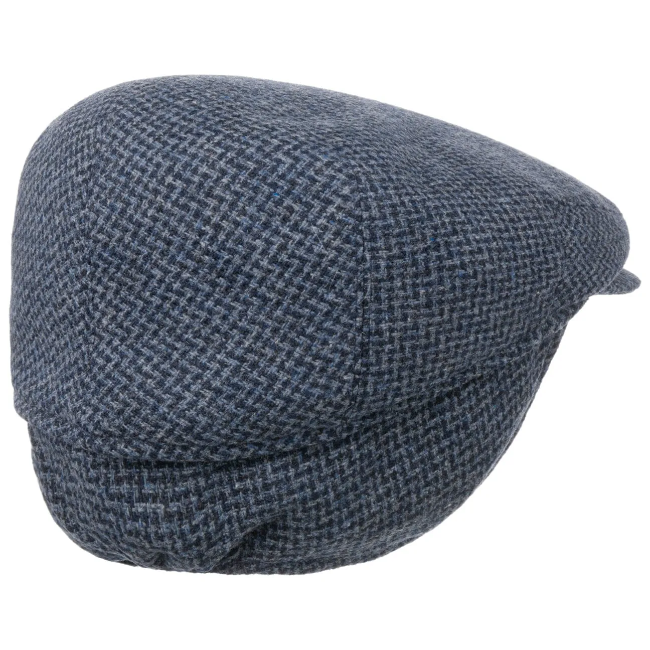 Merlino Zigzag Flat Cap with Ear Flaps by Mayser
