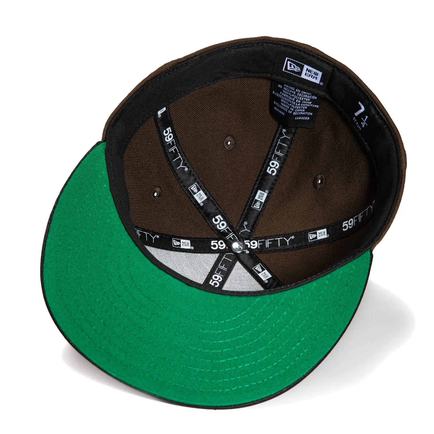 New Era 59Fifty Yaquis de Obregon Mexican Baseball Fiesta Patch Hat - Brown. Black