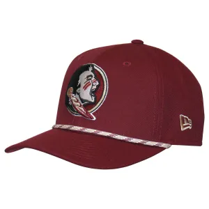 New Era Men's Seminole Logo 970SS Adjustable Cap - Garnet