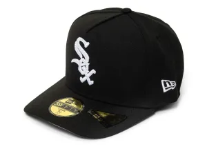 New Era Script Safety Pin Chicago White Socks Fitted Hat xld