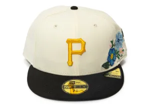 New Era Tonal Florals Pittsburg Pirates Fitted Hat xld