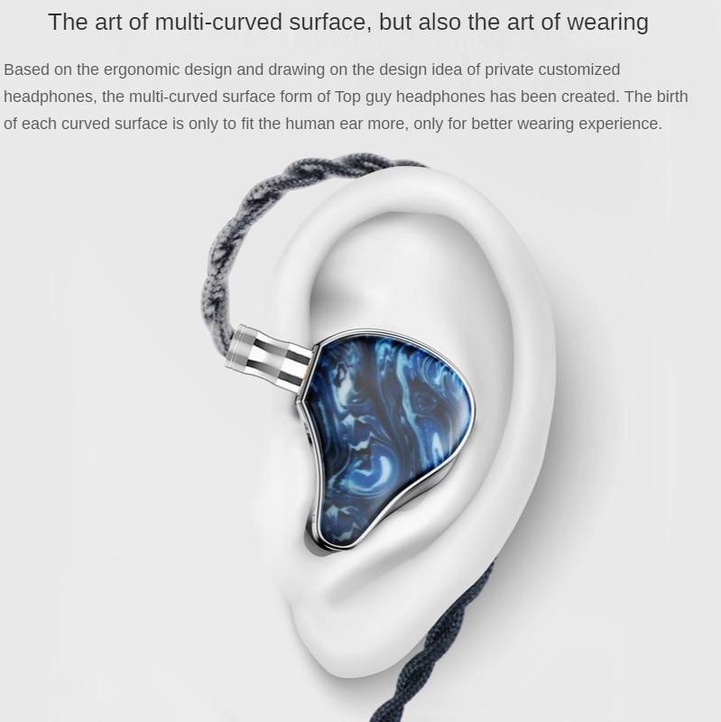 NiceHCK Topguy Flagship Titanium Magnesium In-Ear Earphone