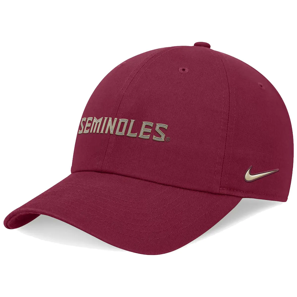Nike Seminoles Adjustable Unstructured Club Cap - Garnet