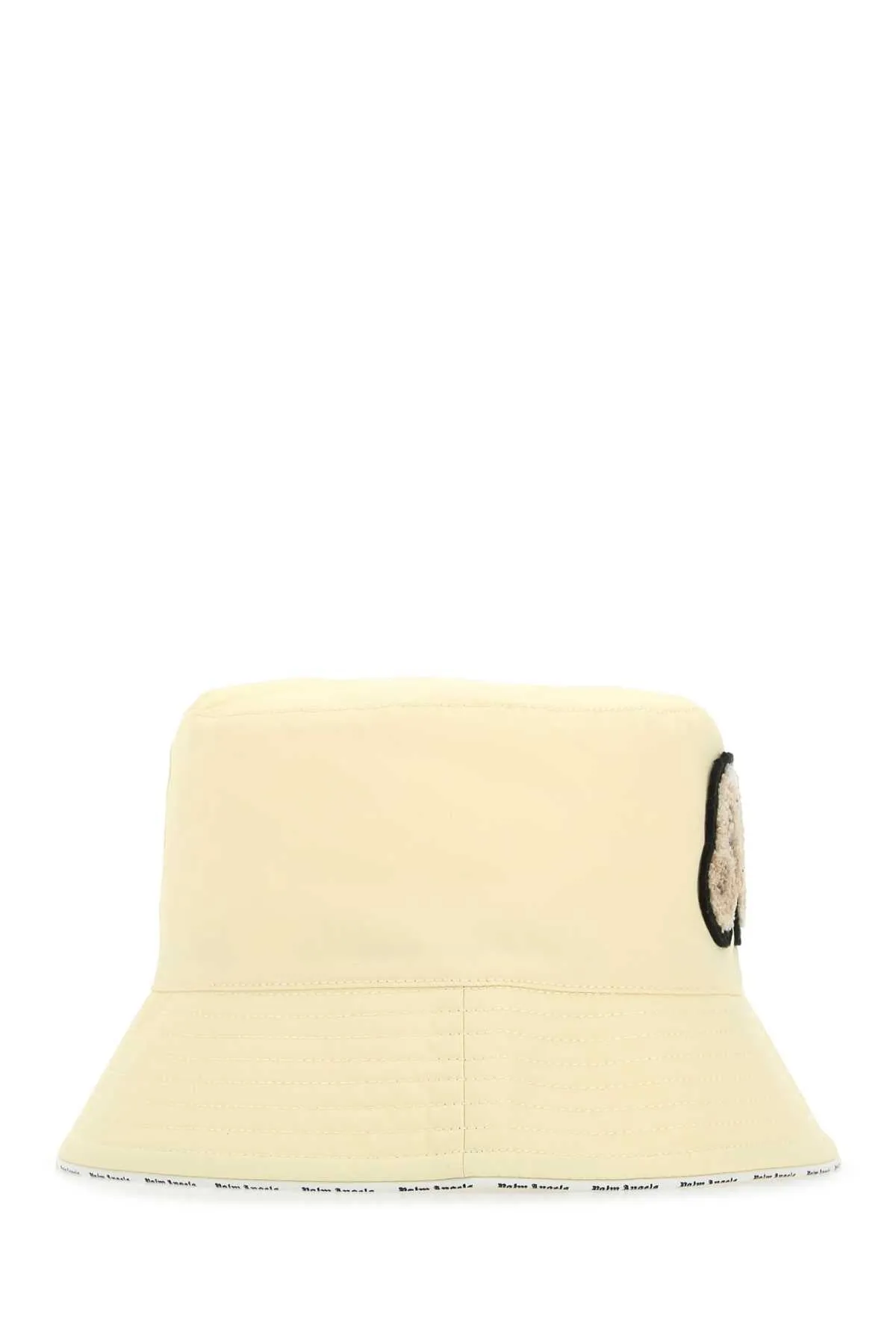 Palm Angels Teddy Bear Patch Narrow-Brim Bucket Hat