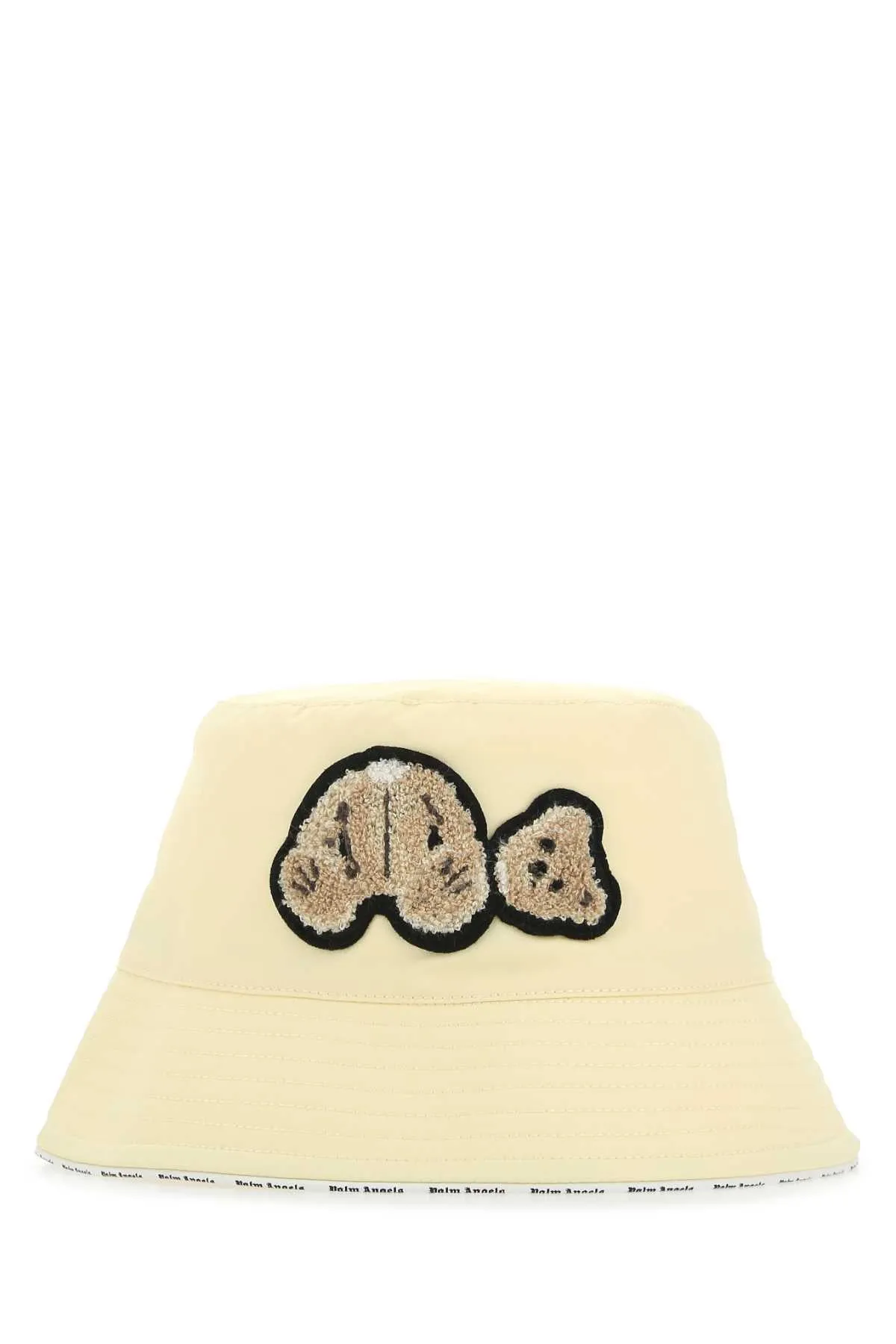 Palm Angels Teddy Bear Patch Narrow-Brim Bucket Hat