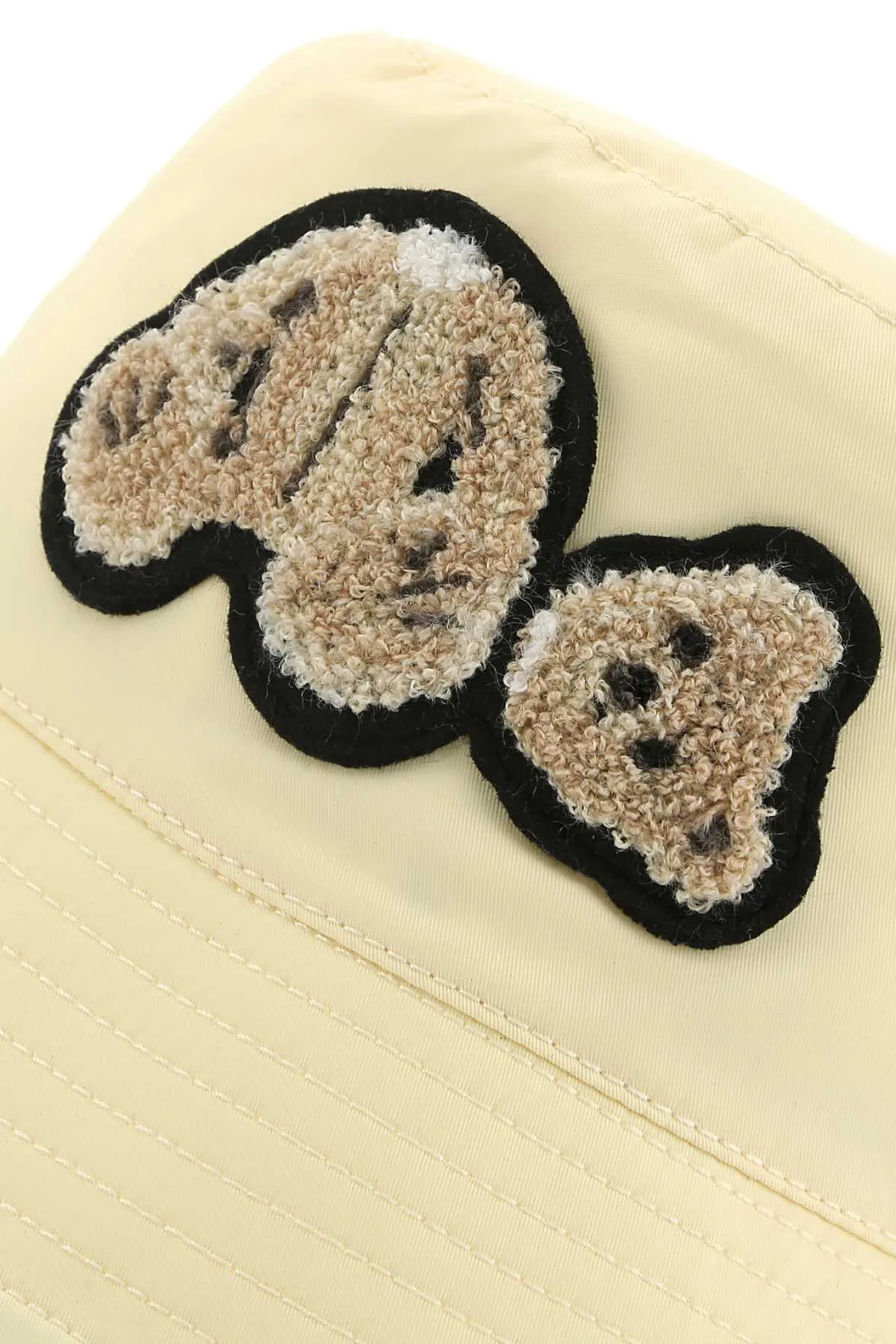 Palm Angels Teddy Bear Patch Narrow-Brim Bucket Hat