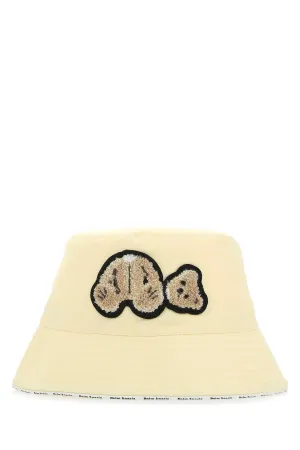 Palm Angels Teddy Bear Patch Narrow-Brim Bucket Hat