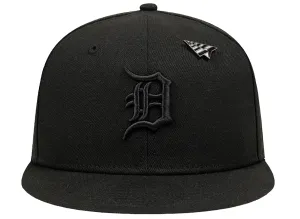 Paper Planes x Detroit Tigers Blackout 9FIFTY Snapback Hat
