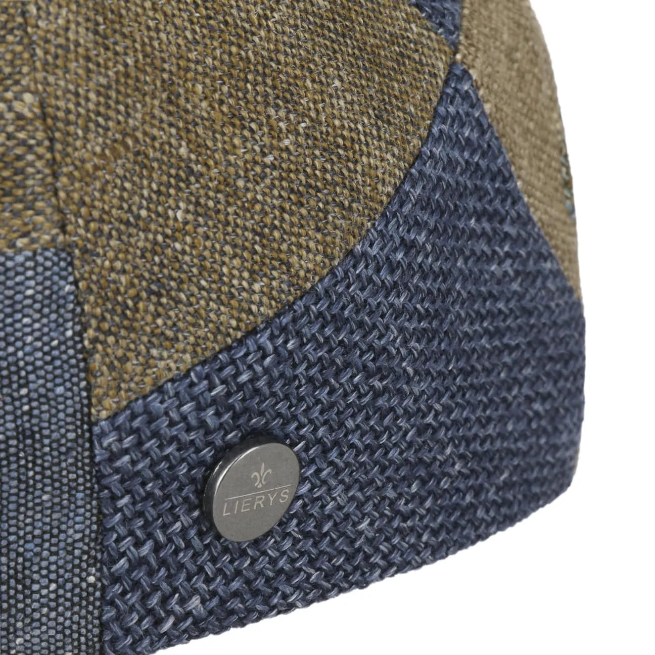 Patchwork Driver Flat Cap by Lierys