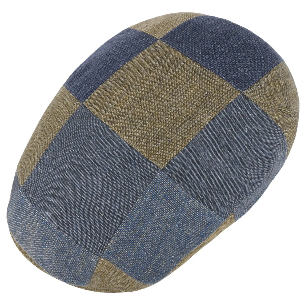 Patchwork Driver Flat Cap by Lierys