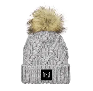 PB Pom Beanie, Grey