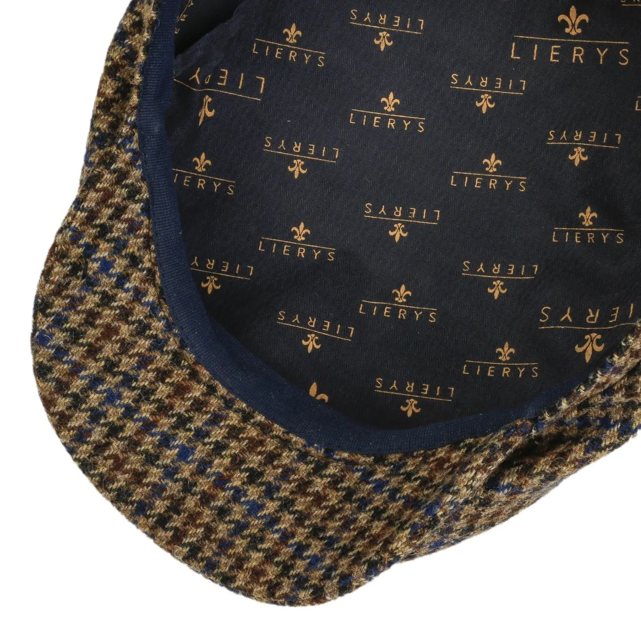 Pepita Driver Flat Cap by Lierys