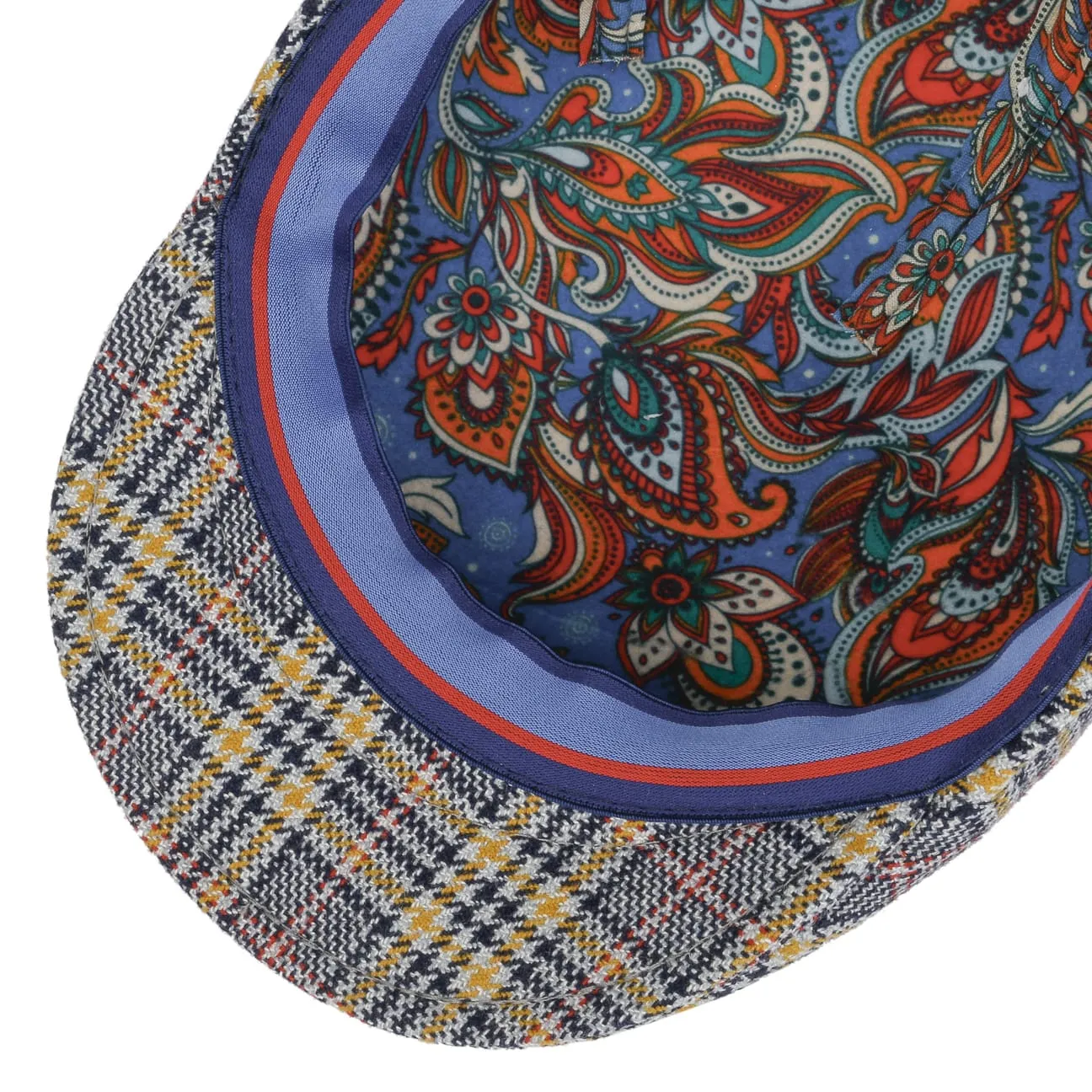 Roverton Check Flat Cap by Lierys