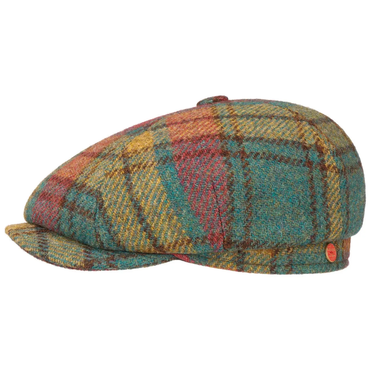 Seven Premium Harris Tweed Flat Cap by Mayser