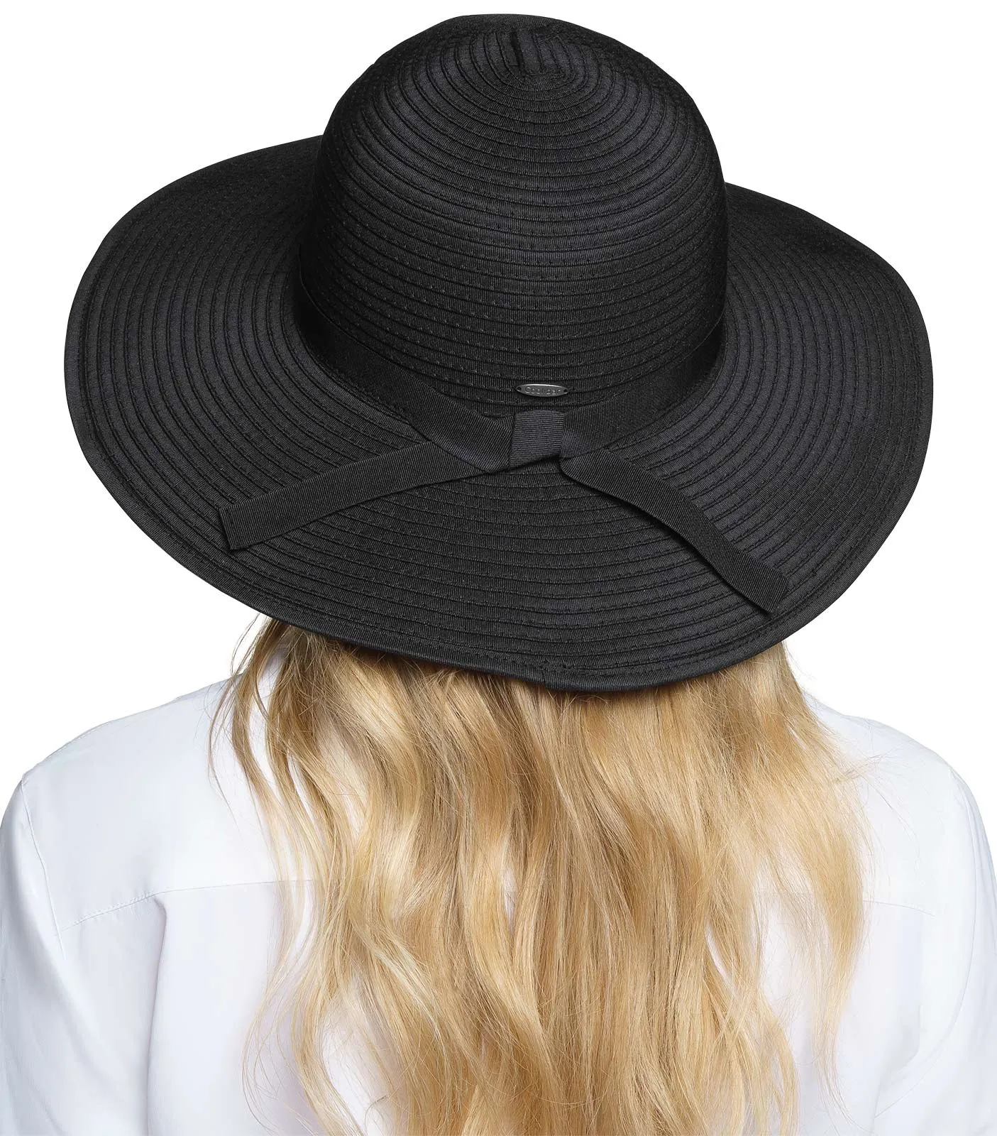 Shelly Shapeable Travel Sun Hat | Black