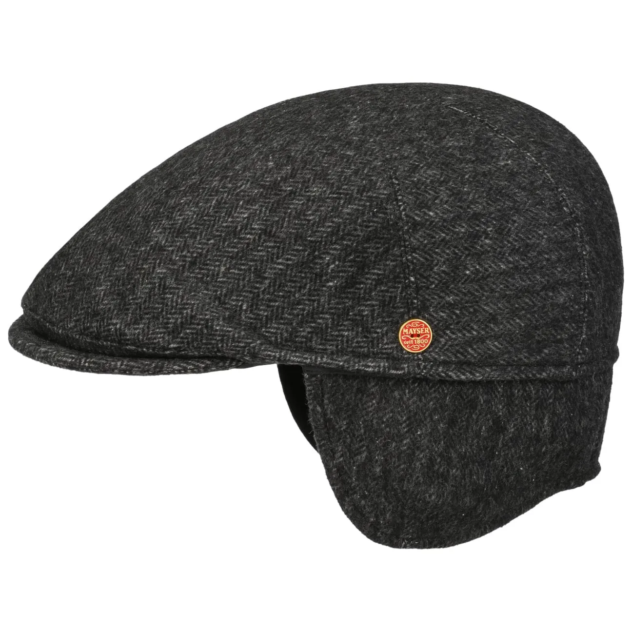 Sidney Plus Amaro Flat Cap by Mayser
