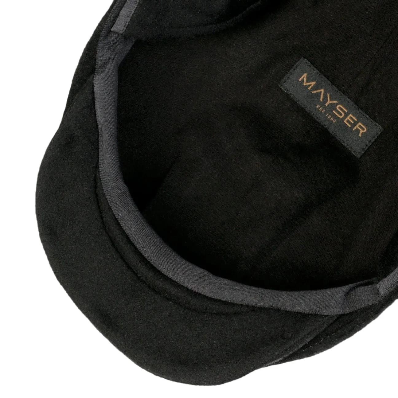 Sidney Plus Cashmere Flat Cap by Mayser